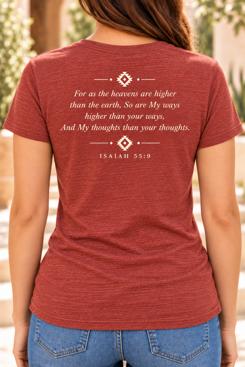 T Shirt High Class -short sleeve, heathered brick