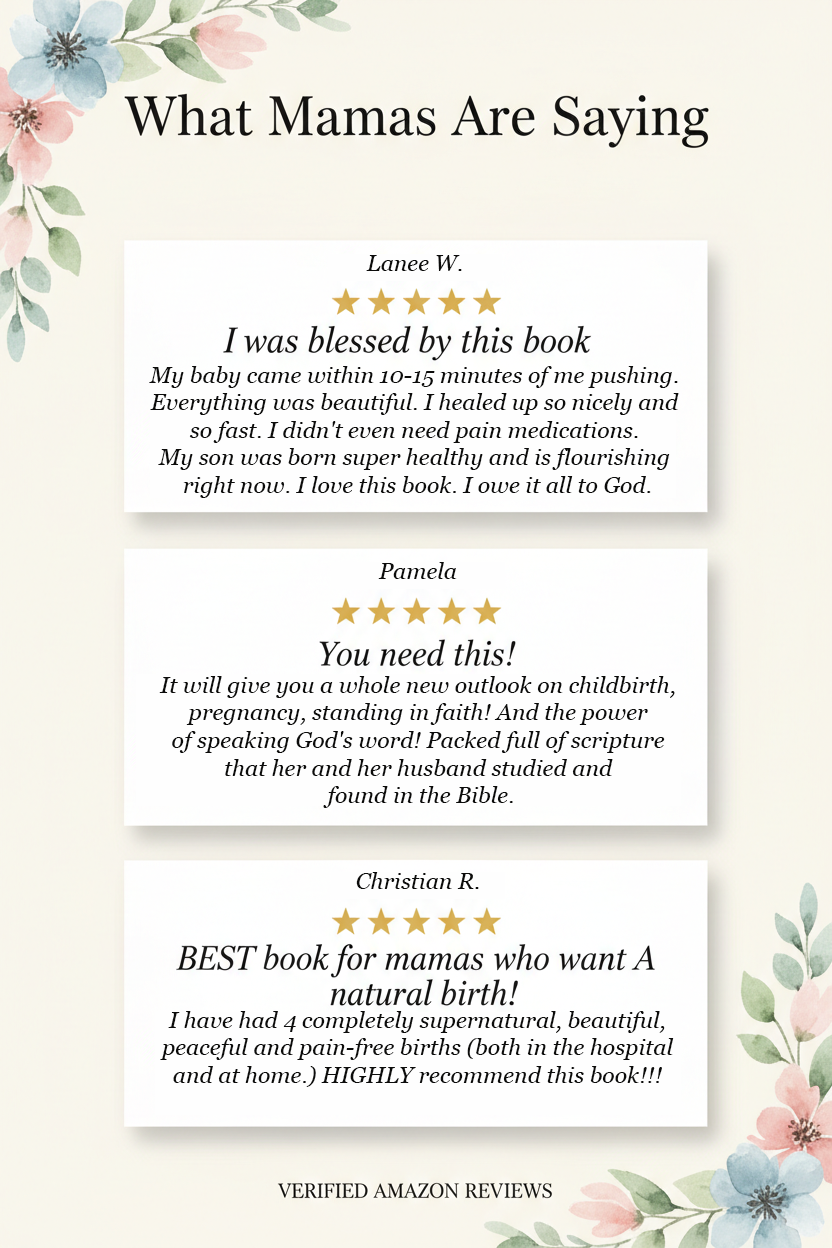 Supernatural Childbirth Book + 40-Week Pregnancy Journal Bundle