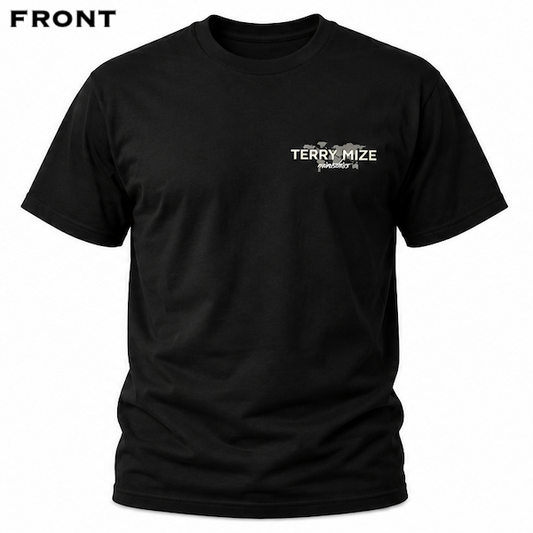 T-Shirt Fear and Faith...BLACK