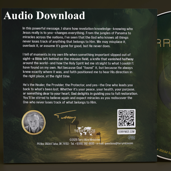 God of the Lost and Found - AUDIO DOWNLOAD (MUST PROVIDE EMAIL ADDRESS TO RECEIVE DIGITAL CONTENT)