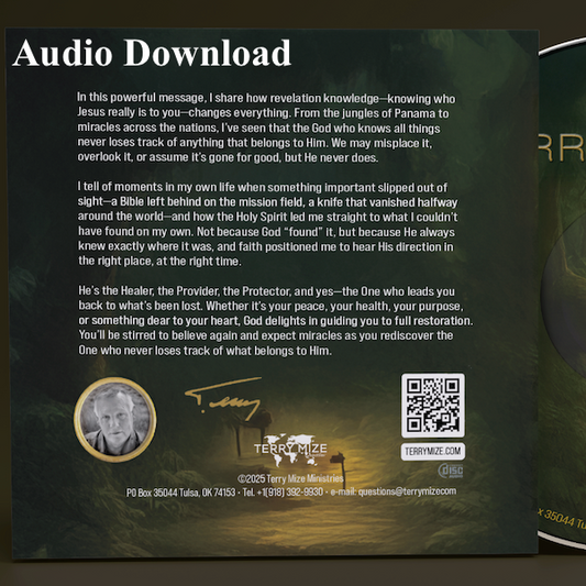 God of the Lost and Found - AUDIO DOWNLOAD (MUST PROVIDE EMAIL ADDRESS TO RECEIVE DIGITAL CONTENT)