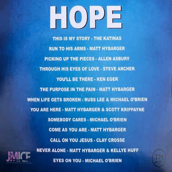 HOPE (JMICF) Music CD