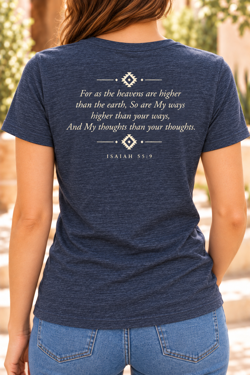T Shirt High Class Christianity - short sleeve, heathered navy