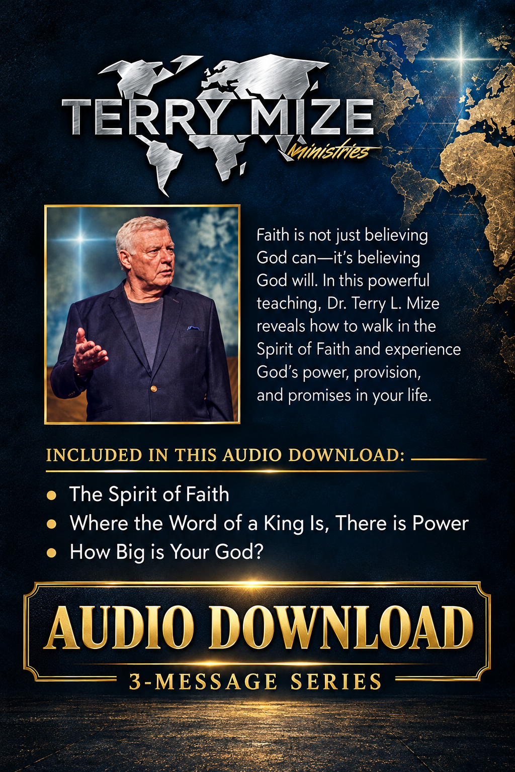 Spirit of Faith 3 Session  AUDIO DOWNLOAD or STREAM (MUST PROVIDE EMAIL ADDRESS TO RECEIVE DIGITAL CONTENT)